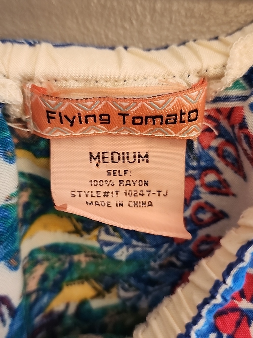 NWOT Anthropologie Flying Tomato Cream Off/On -Shoulder Floral Top - Picture 6 of 14